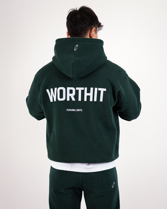 HOODIE - PUSHING LIMITS (GROEN)
