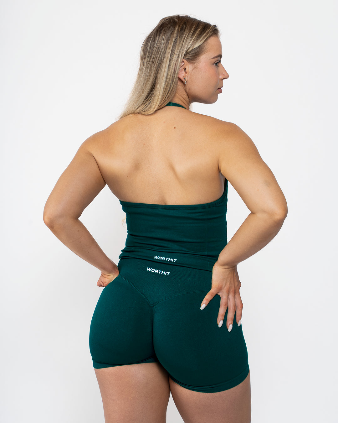 Origin Halter Top - Teal Green