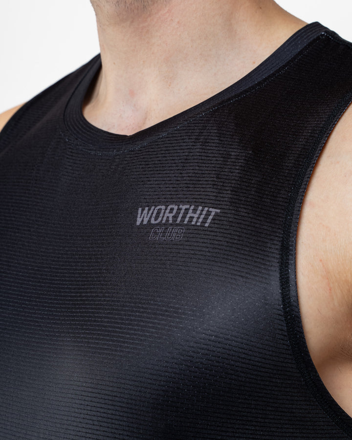 T-SHIRT - PUSHING LIMITS (ZWART/ZWART)
