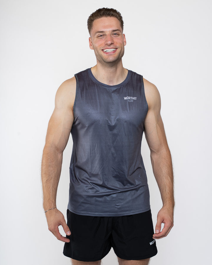 T-SHIRT - PUSHING LIMITS (ZWART/ZWART)