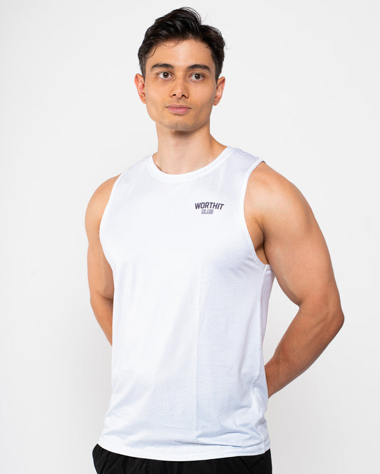 HYBRID - TANKTOP WORTHIT CLUB (WIT)