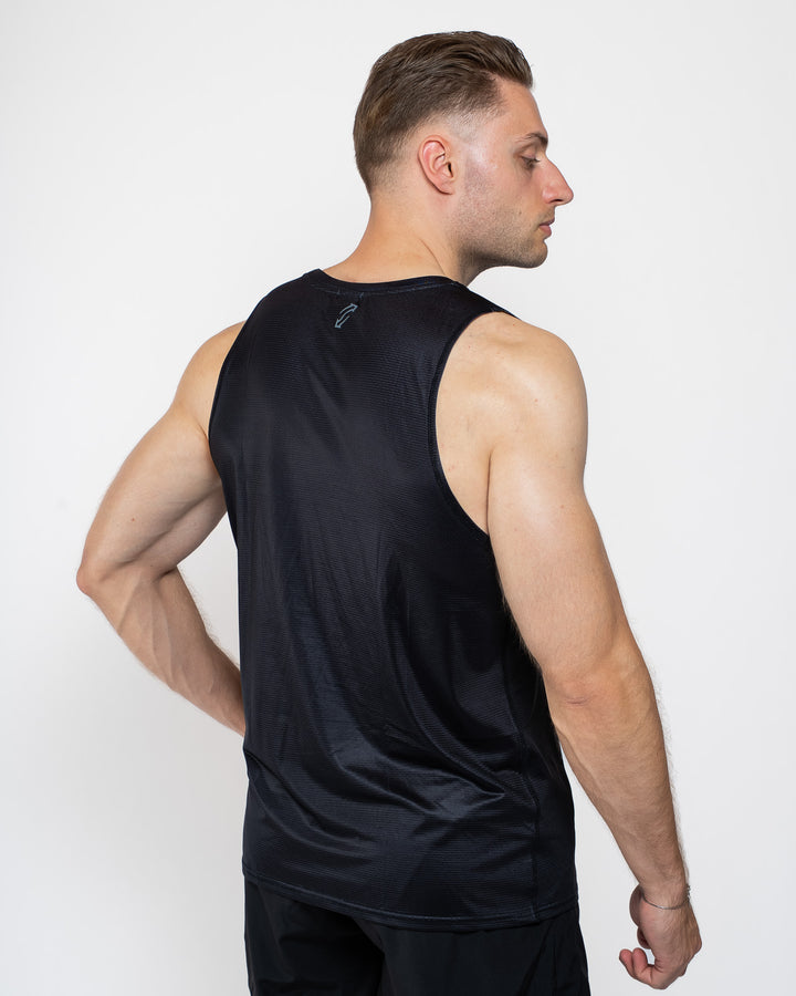 T-SHIRT - PUSHING LIMITS (ZWART/ZWART)