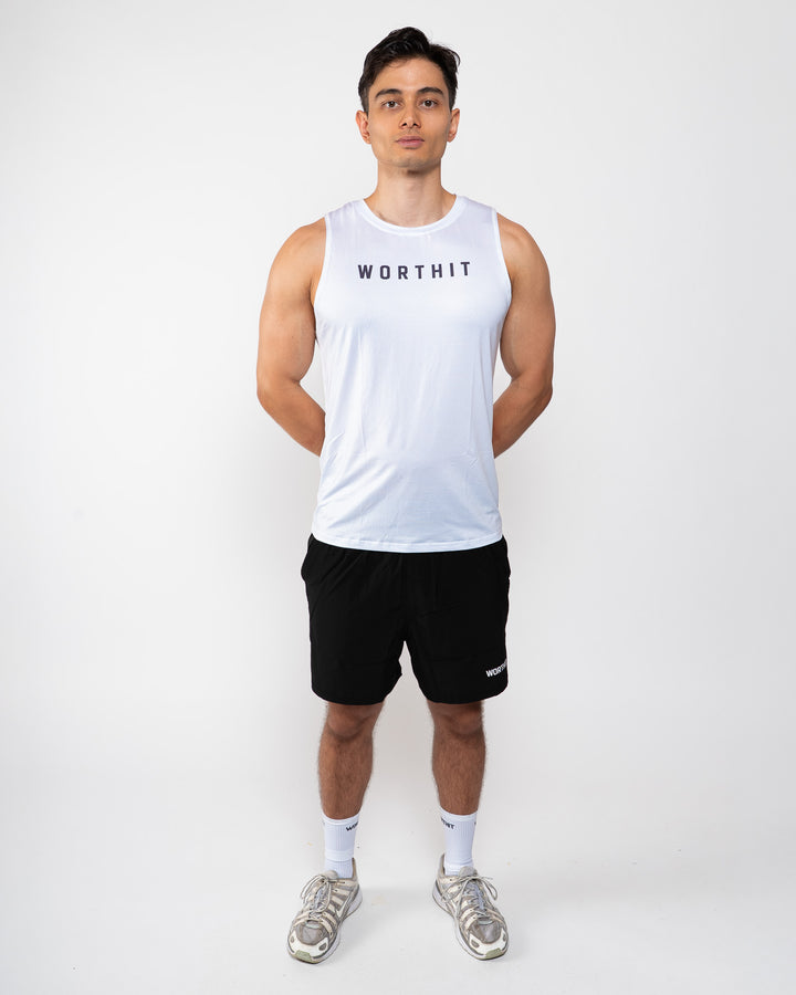 T-SHIRT - PUSHING LIMITS (ZWART/ZWART)