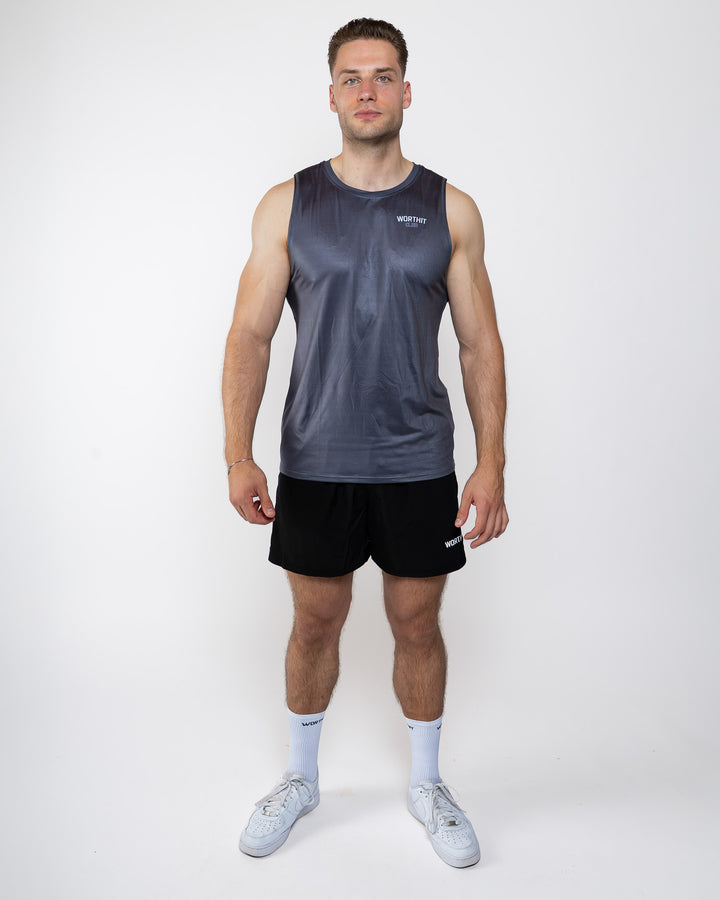 T-SHIRT - PUSHING LIMITS (ZWART/ZWART)
