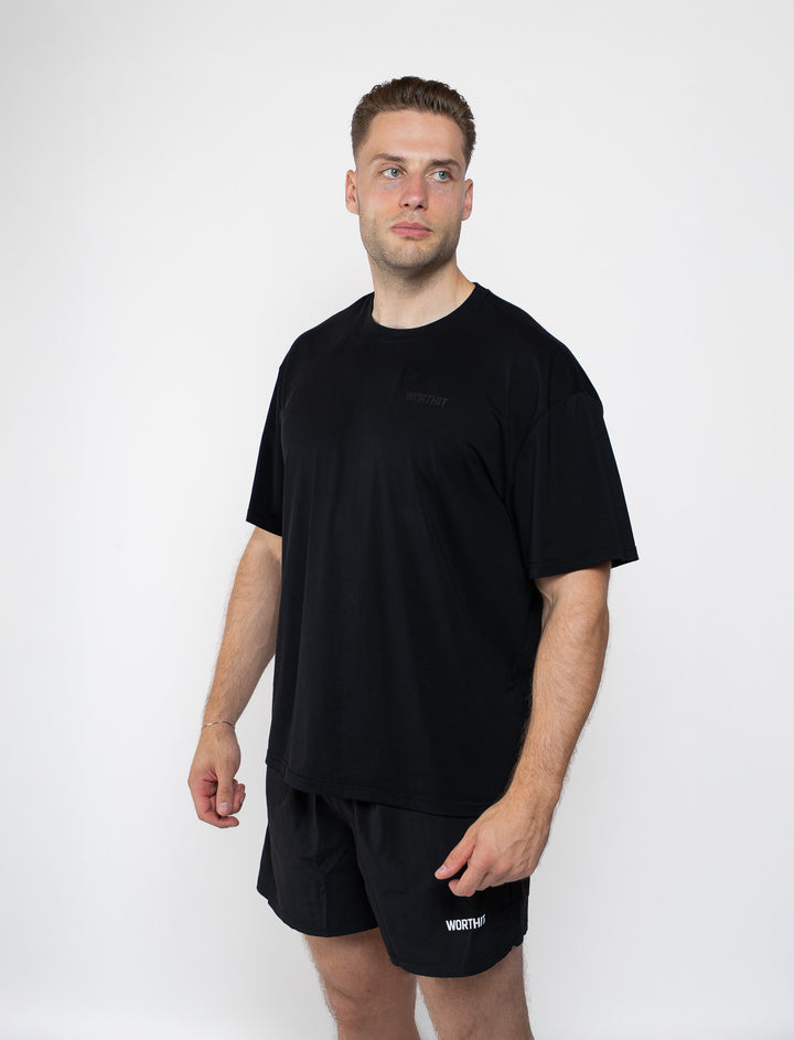 T-SHIRT - PUSHING LIMITS (BLACK/BLACK)