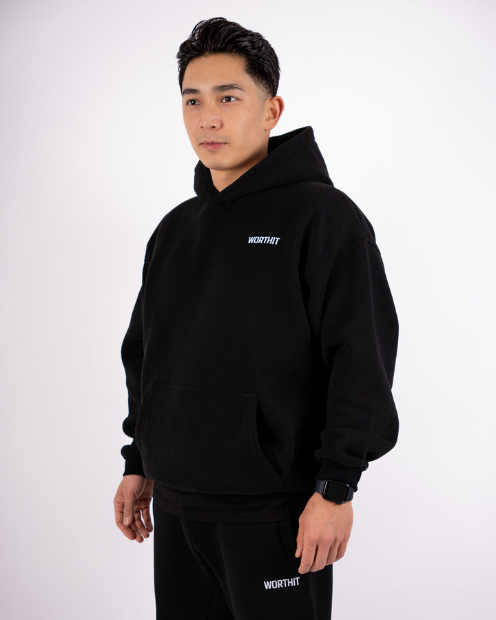 HOODIE - PUSHING LIMITS (BLACK)