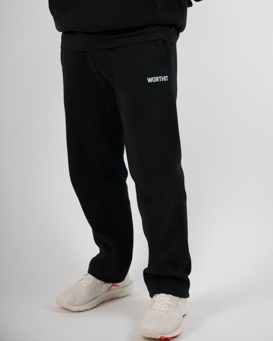 JOGGINGBROEK - PUSHING LIMITS (ZWART)