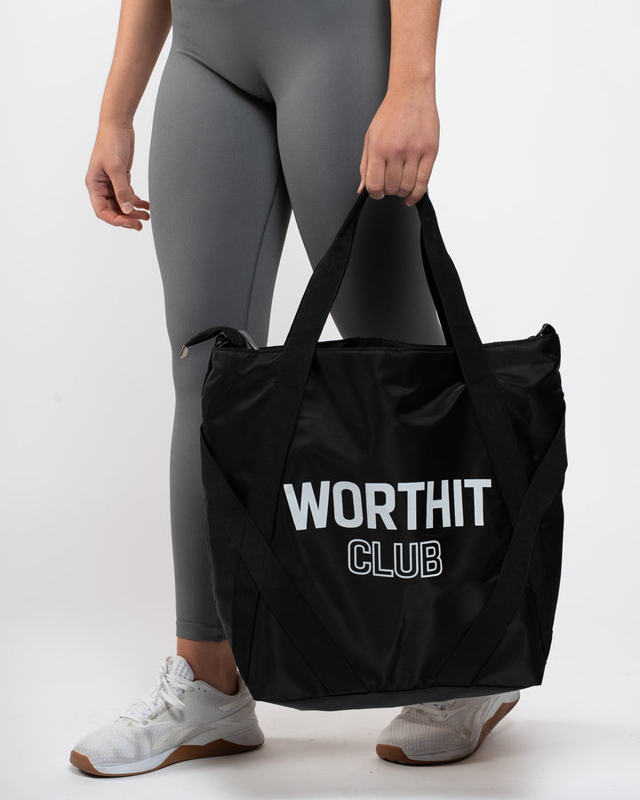 NYLON TOTE BAG - WORTHIT CLUB