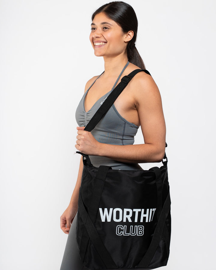NYLON TOTE BAG - WORTHIT CLUB