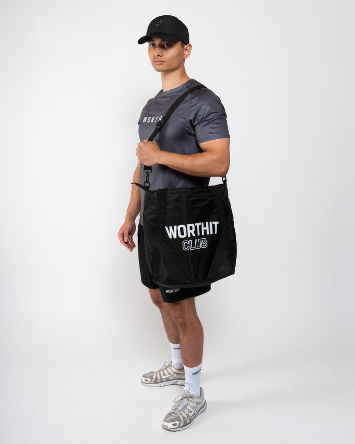 NYLON TOTE BAG - WORTHIT CLUB