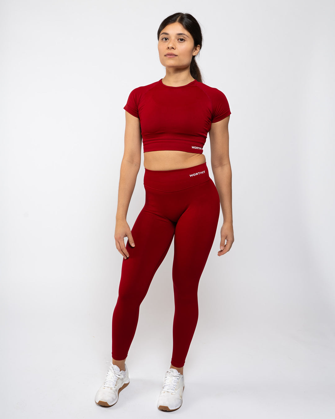 Origin Crop Tee - Ruby Red