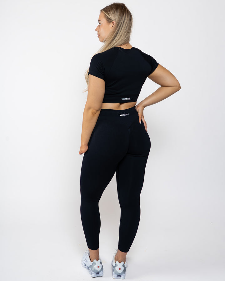 Origin Crop Tee - Core Black