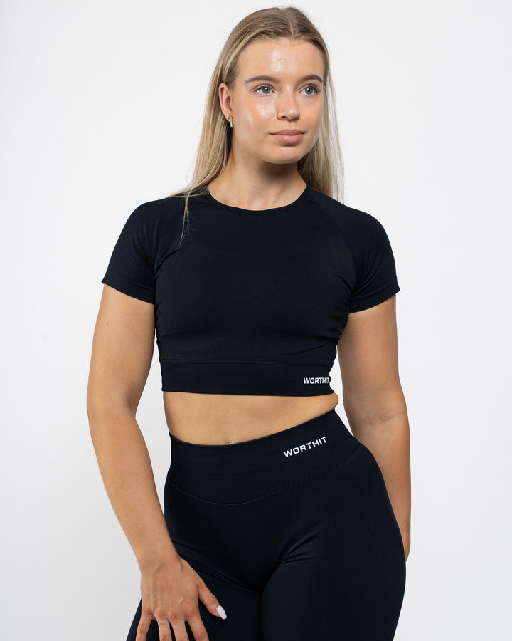 Origin Crop Tee - Core Black