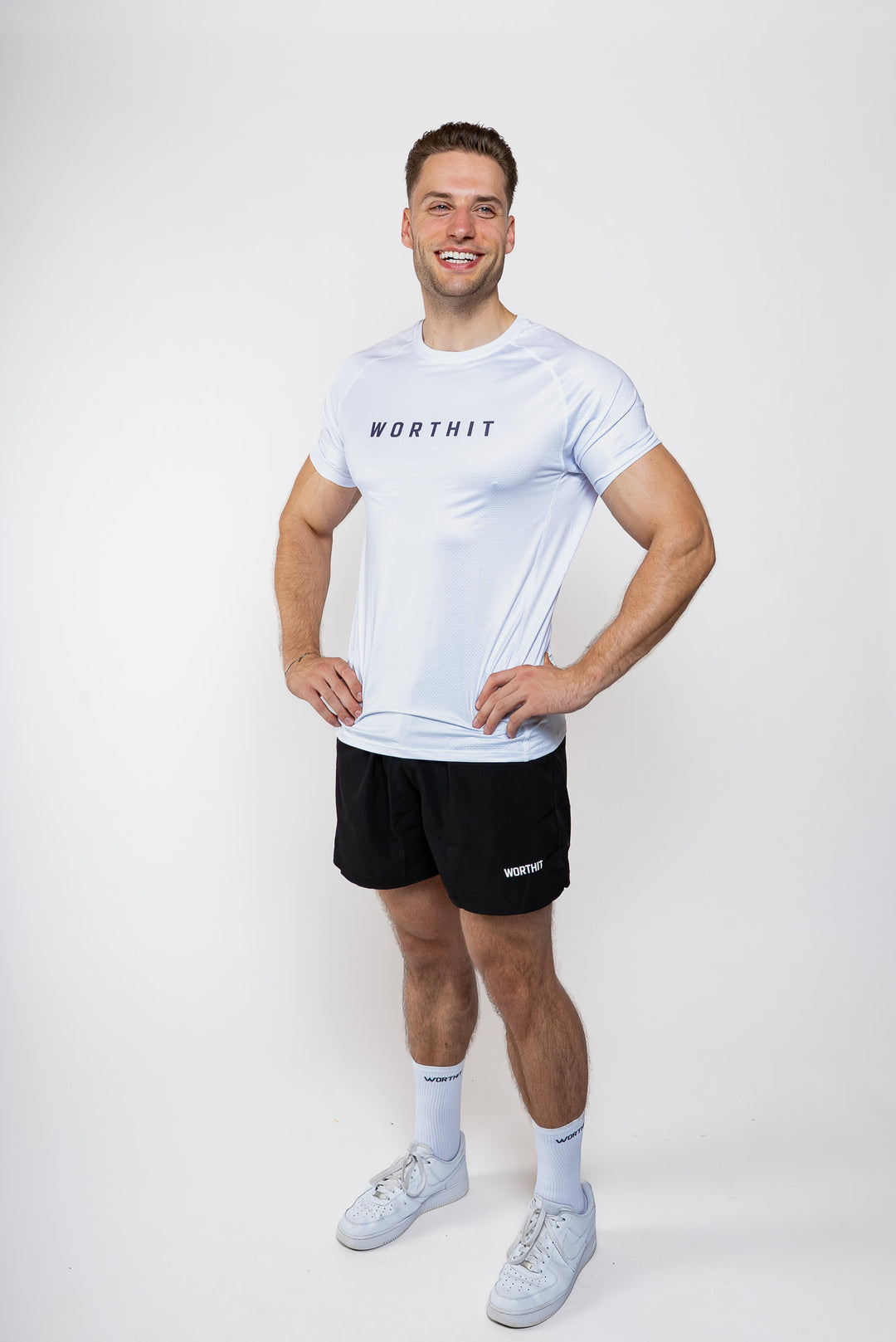 T-SHIRT - PUSHING LIMITS (ZWART/ZWART)