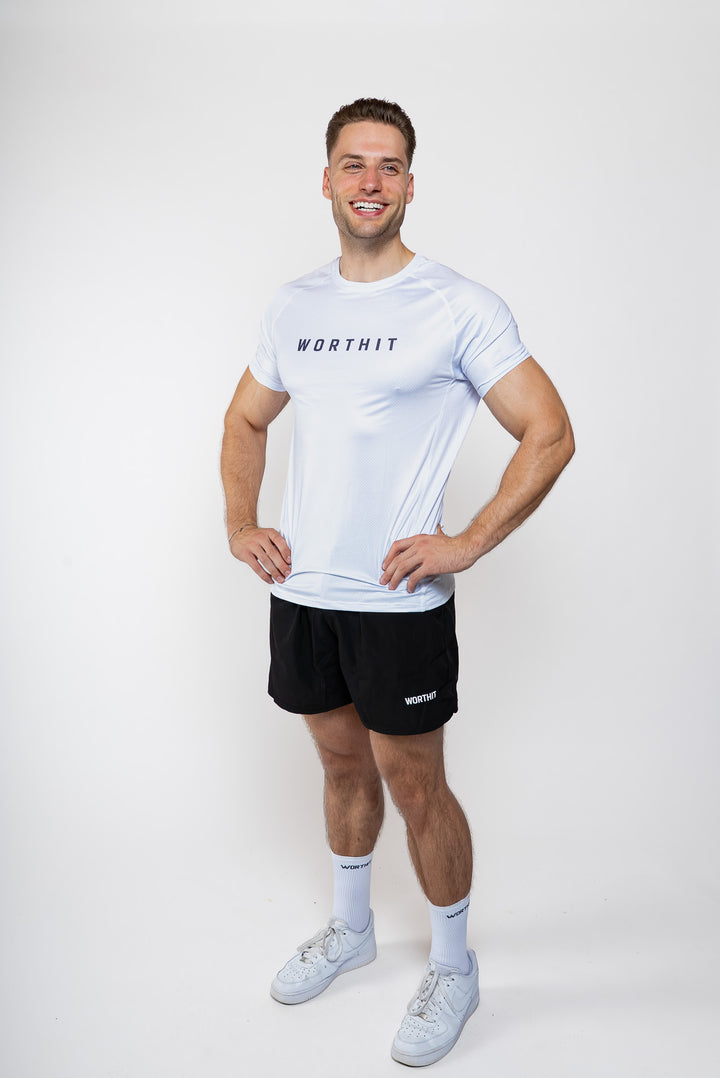 T-SHIRT - PUSHING LIMITS (ZWART/ZWART)