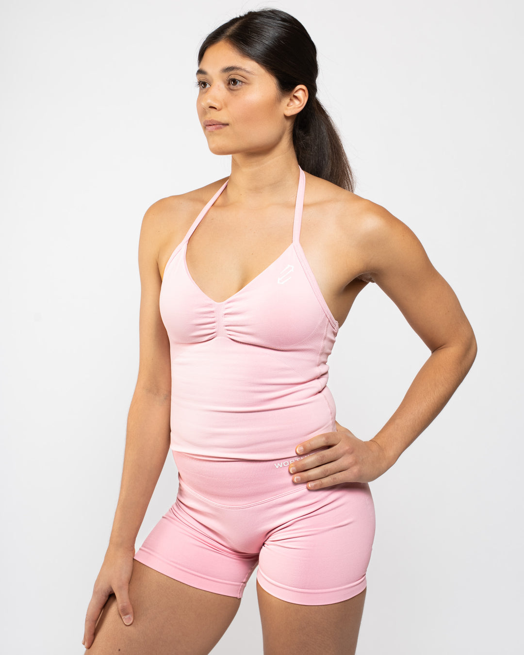 Origin Halter Top - Blush Rose
