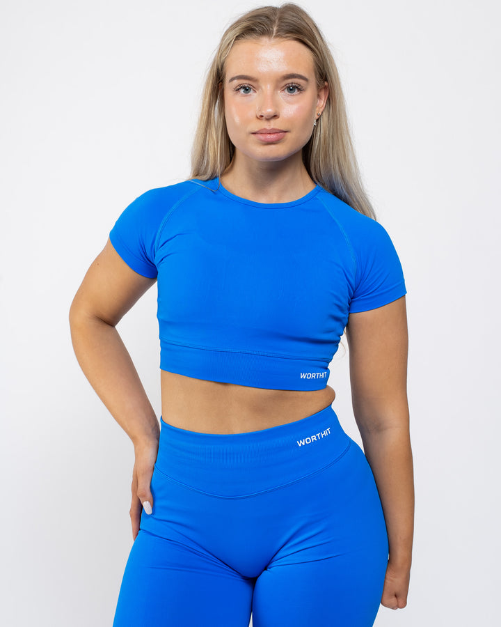 Origin Crop Tee - Cobalt Energy