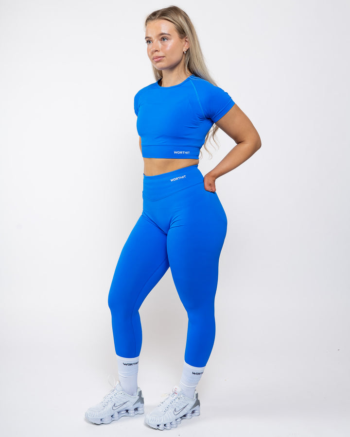 Origin Crop Tee - Cobalt Energy